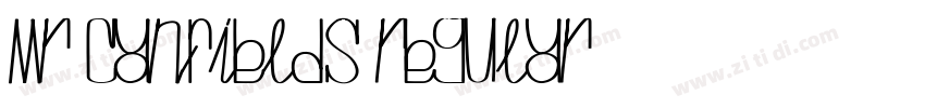 Mr Canfields Regular字体转换